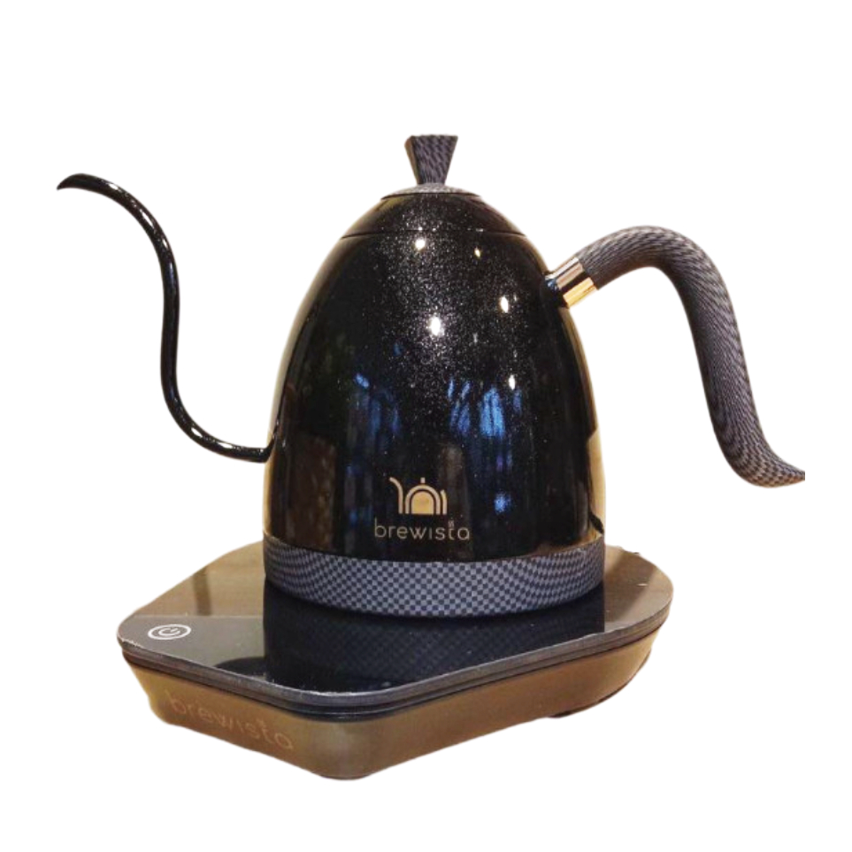 免運︱Brewista 600ml 單層 流沙黑 可調溫  溫控壺 電水壺 手沖咖啡壺☕咖啡商城 COFFEE MALL