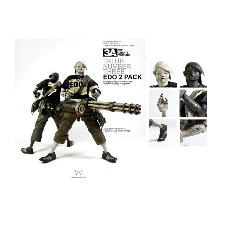 【3A TOYS/ ThreeA 】（黑白雙色出售）EDO 2 PACK TK BA E # TOMORROW KING