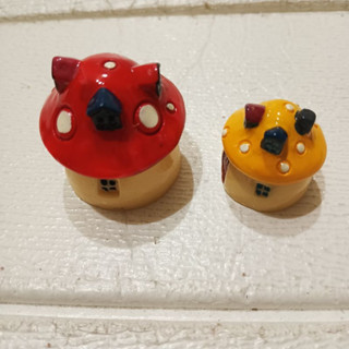 全新 現貨 蘑菇屋 微景觀 拍攝 道具 生態瓶裝飾 園藝 造景 苔蘚 盆栽裝飾 多肉植物 裝飾 小物 DIY