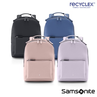 Samsonite 新秀麗 筆電後背包/電腦包/雙肩包14.1吋 EVERY-TIME 2.0女用時尚商務_黑/藍/粉