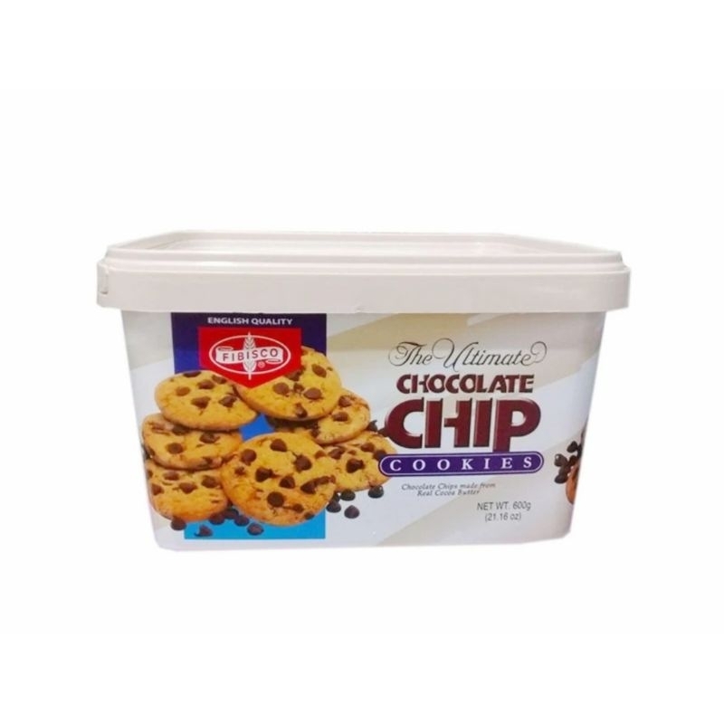 Fibisco Chocolate Chip Cookies 巧克力豆 曲奇餅 600g/1瓶