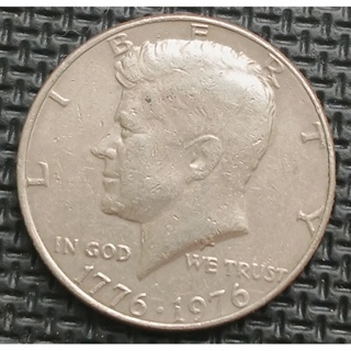 【全球郵幣】1976年50分 美國甘迺迪 大型流通幣 HALF DOLLAR 1/2元美金 美元