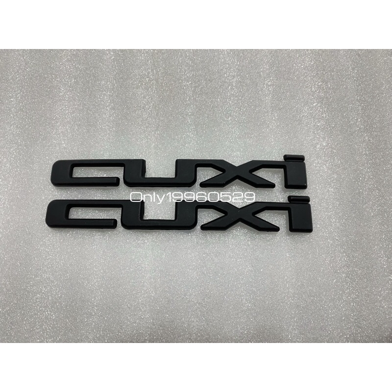 消光黑 黑化 cuxi 100 logo cuxi100 立體 標誌 貼紙 車標 含背膠 一組 極黑 車身標誌 改裝