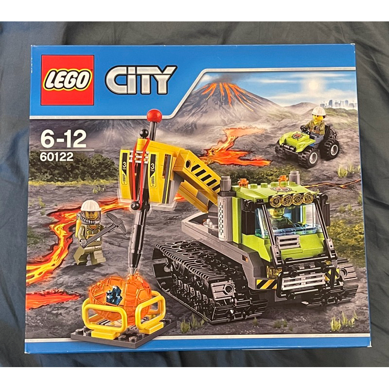 【絕版品】  LEGO 60122 樂高 火山履帶探勘車 全新未拆封 城市系列