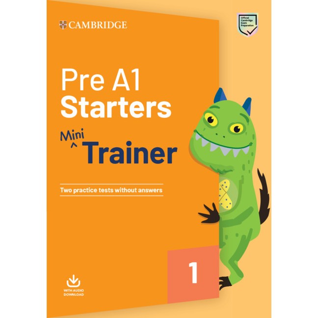 &lt;麗文校園購&gt;YLE劍橋兒童英檢解題訓練本 Pre-A1 Starters Mini Trainer with Audio Download 9781108564304