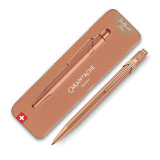瑞士卡達 CARAN d'ache 849 金屬禮盒 玫瑰金BRUT ROSE香檳金原子筆849.997