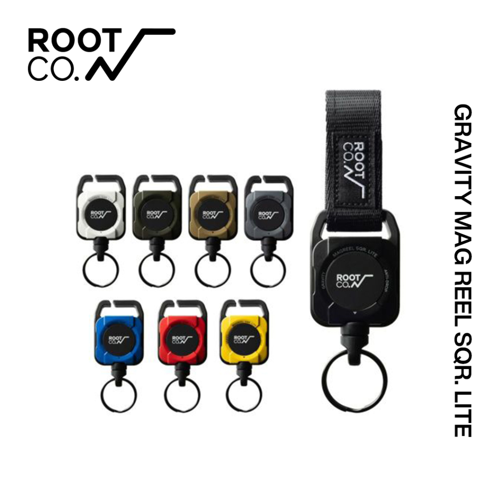 【KOZIIY】ROOT CO. GRAVITY MAG REEL SQR. LITE 360度正方形多功能登山扣