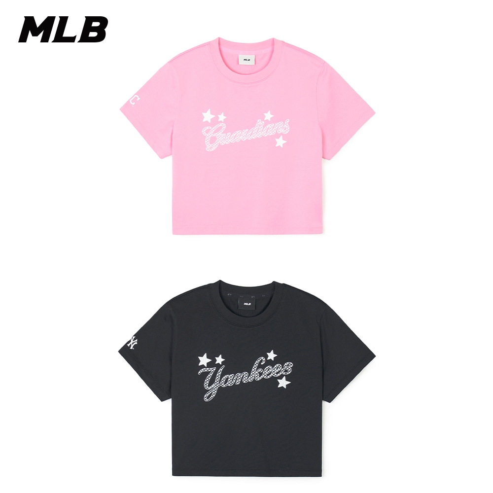 MLB 女版短袖T恤 守護者/洋基隊 (3FTSX0243-兩款任選)