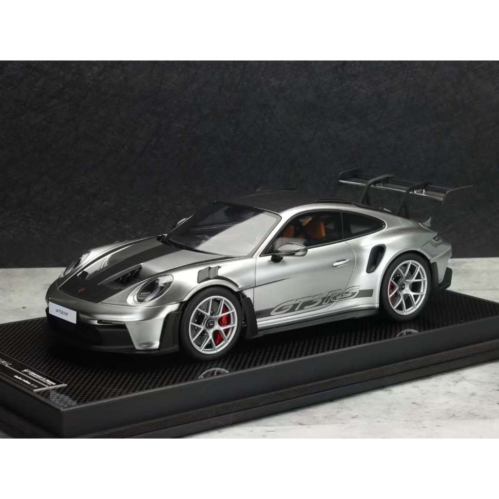 【模例】TP 1/18 Porsche 911 (992) GT3 RS Weissach Package 鎢鋼銀訂製版