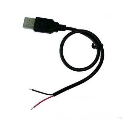 【綠市集】全銅USB單頭 供電線 USB公頭單頭四芯線 全銅 30cm長