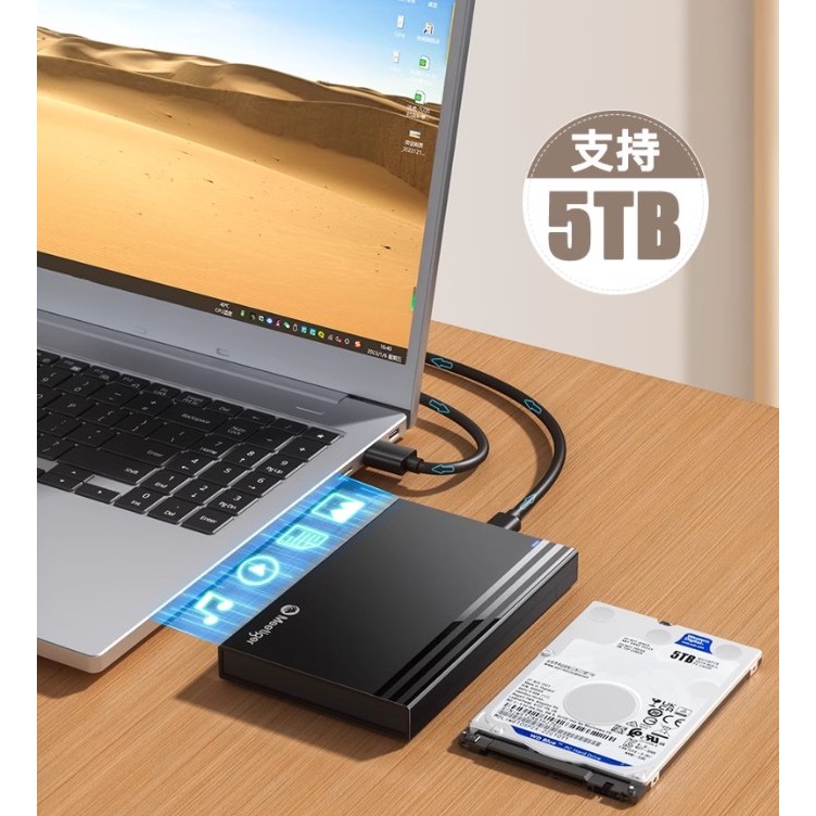 2.5吋 1TB外接硬碟 硬碟外接盒 USB 3.0  移動硬碟 HDD外接盒 隨身硬碟盒(送防震包)