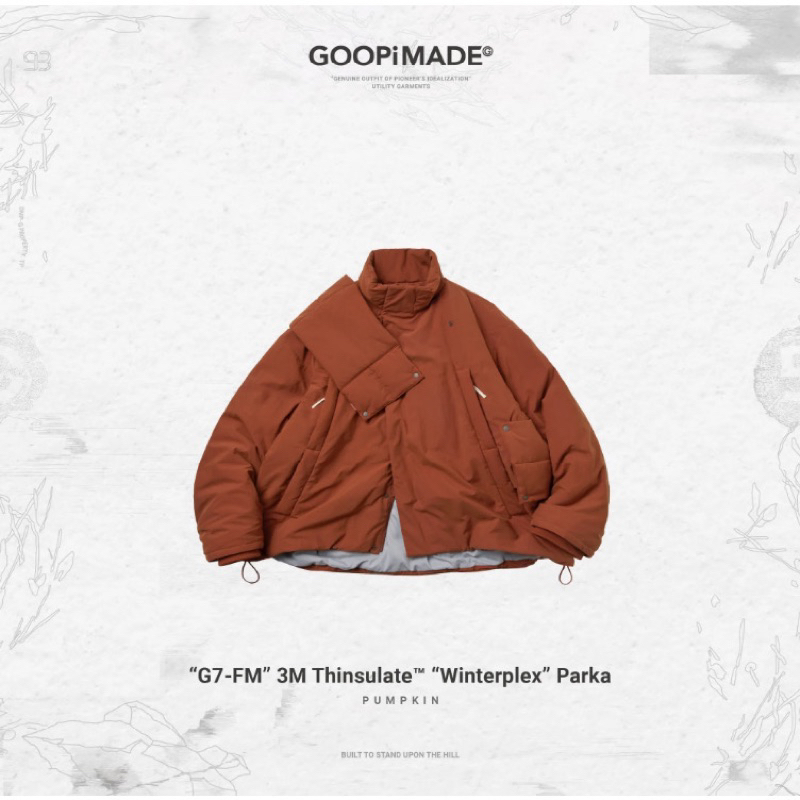 孤僻GOOPiMADE® “G7-FM” 3M Thinsulate™ “Winterplex” Parka