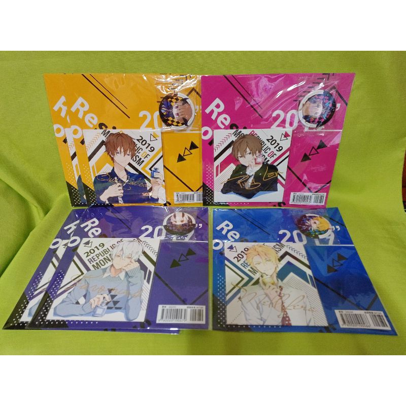 妖怪公館的新房客 三日月 藍旗左衽 角色簽名板&徽章組 百嘹 冬犽 封平瀾 奎薩爾 Cologne