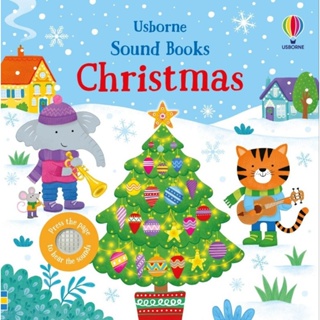 英國Usborne 2023新款 溫馨聖誕節 硬頁音效書 Christmas Sound Book