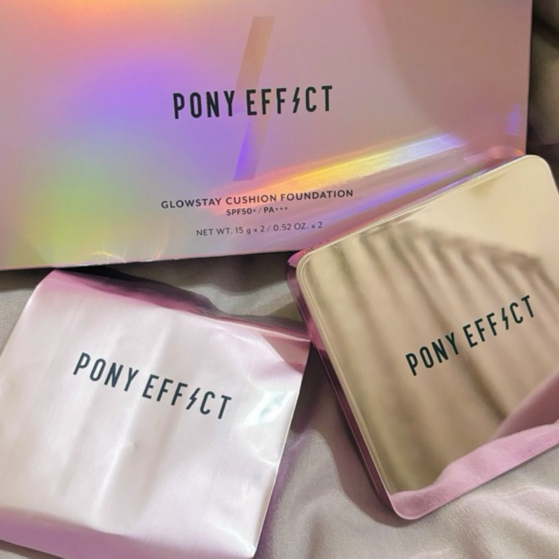 pony effect 氣墊 紫盒 02色號 一殼+一蕊