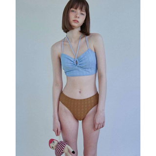Minidaily. 對韓國連線代購 summer 24ss二件式細肩帶泳裝 泳衣 比基尼