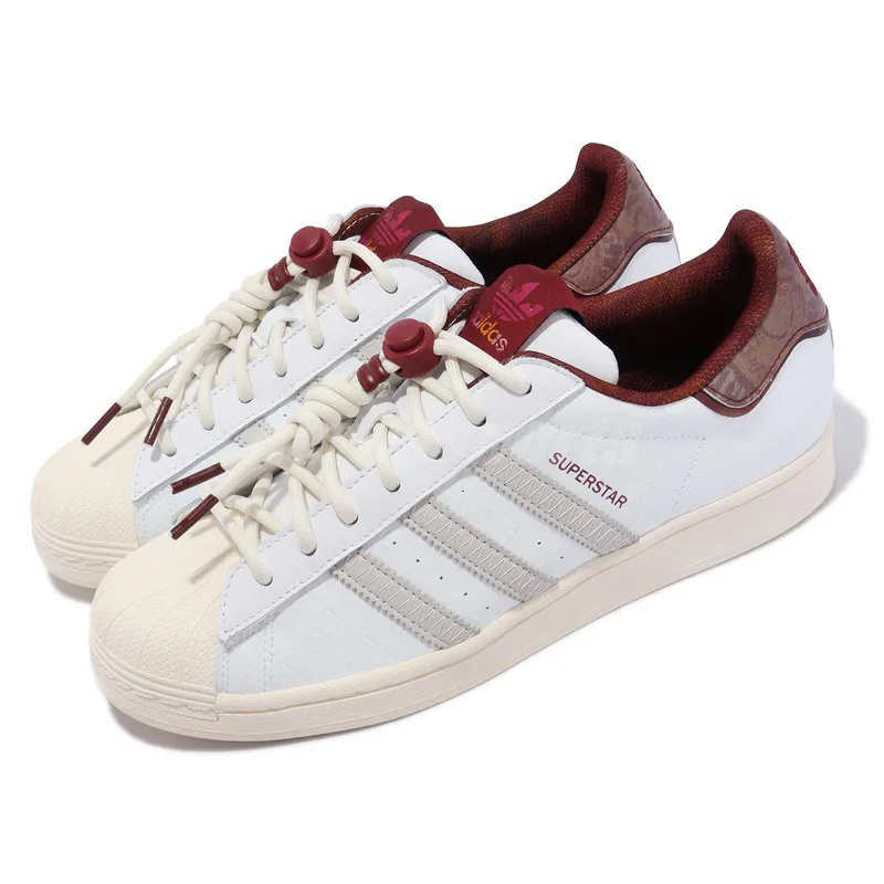 𝐏𝐫𝐞. ADIDAS SUPERSTAR 白酒紅 索繩款 囍事限定