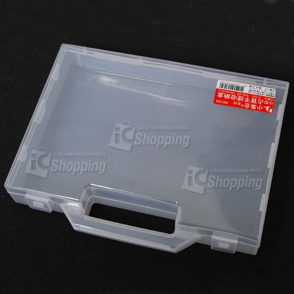 iCShop 台灣製 手提式 單層 占寶收納盒 透明盒 零件盒 塑膠盒 K-525 K-625 K-725 PP材質