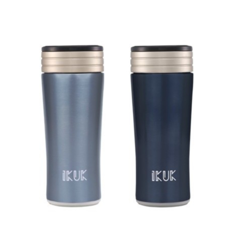 IKUK艾可陶瓷保溫杯 300ml / 水瓶 吸管 環保杯 吸管杯 冰壩杯 飲料 手搖杯 拿鐵 保溫瓶 保冰