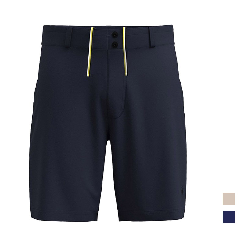 【SmartWool 美國】男美麗諾羊毛運動型8吋彈性短褲 深海軍藍 沙丘灰 運動短褲 SW017099