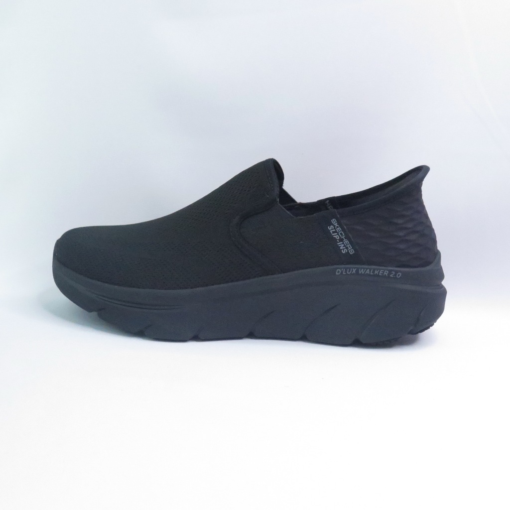 Skechers 232463BBK 男健走鞋 D Lux Walker 2.0 套入式 黑【iSport愛運動】