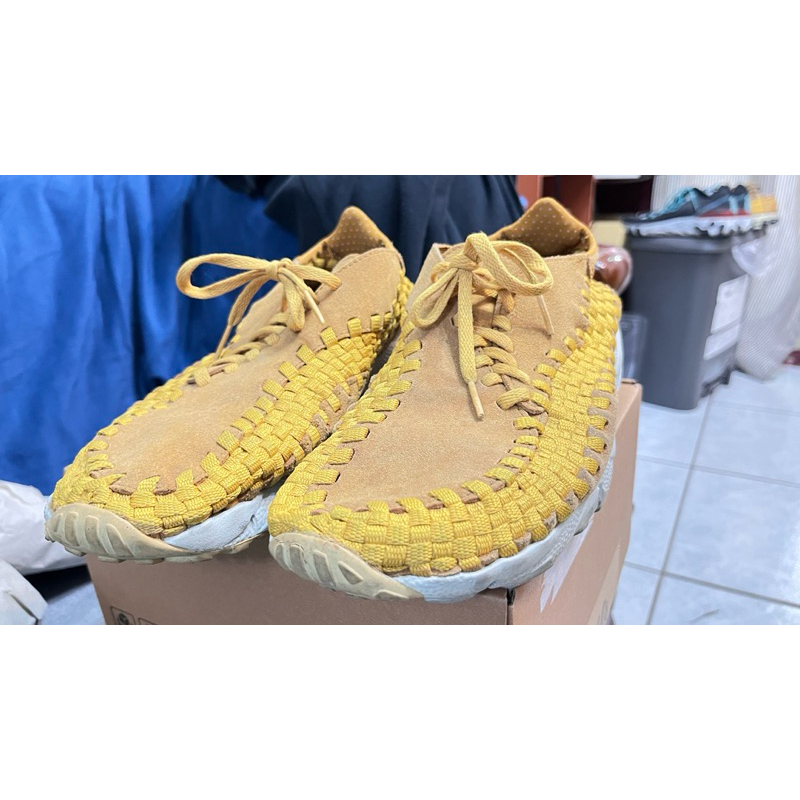 Nike Air Footscape Woven NM desert 編織 黃 US8