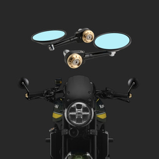 川崎Z650RS復古端子鏡 適用於川崎巡航機車改裝機車後視鏡 Z650RS腳踏板 Z650RS短牌架免運