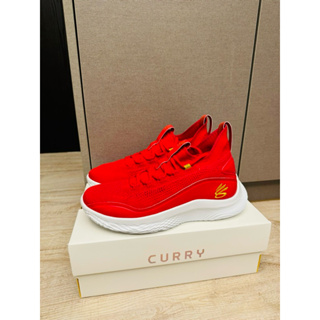 Curry 8 flow中國紅 Curry brand Stephen Curry 庫里 UA 全新正品US10安德瑪