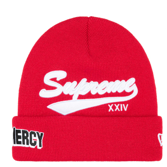💫現貨💫在台 SUPREME0309發售NEW ERA SALVATION BEANIE 針織毛帽(紅色)