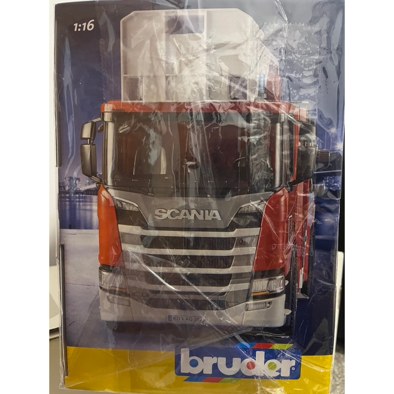 Bruder SCANIA R560 消防雲梯車(含聲光音樂)