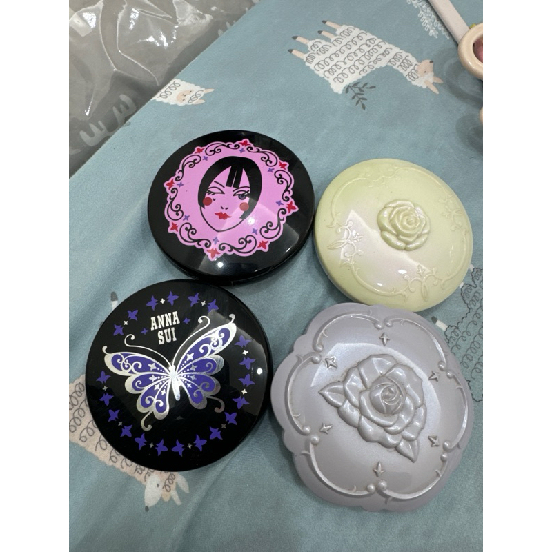 Anna sui 蜜粉盒 空盒 二手 粉餅 收藏