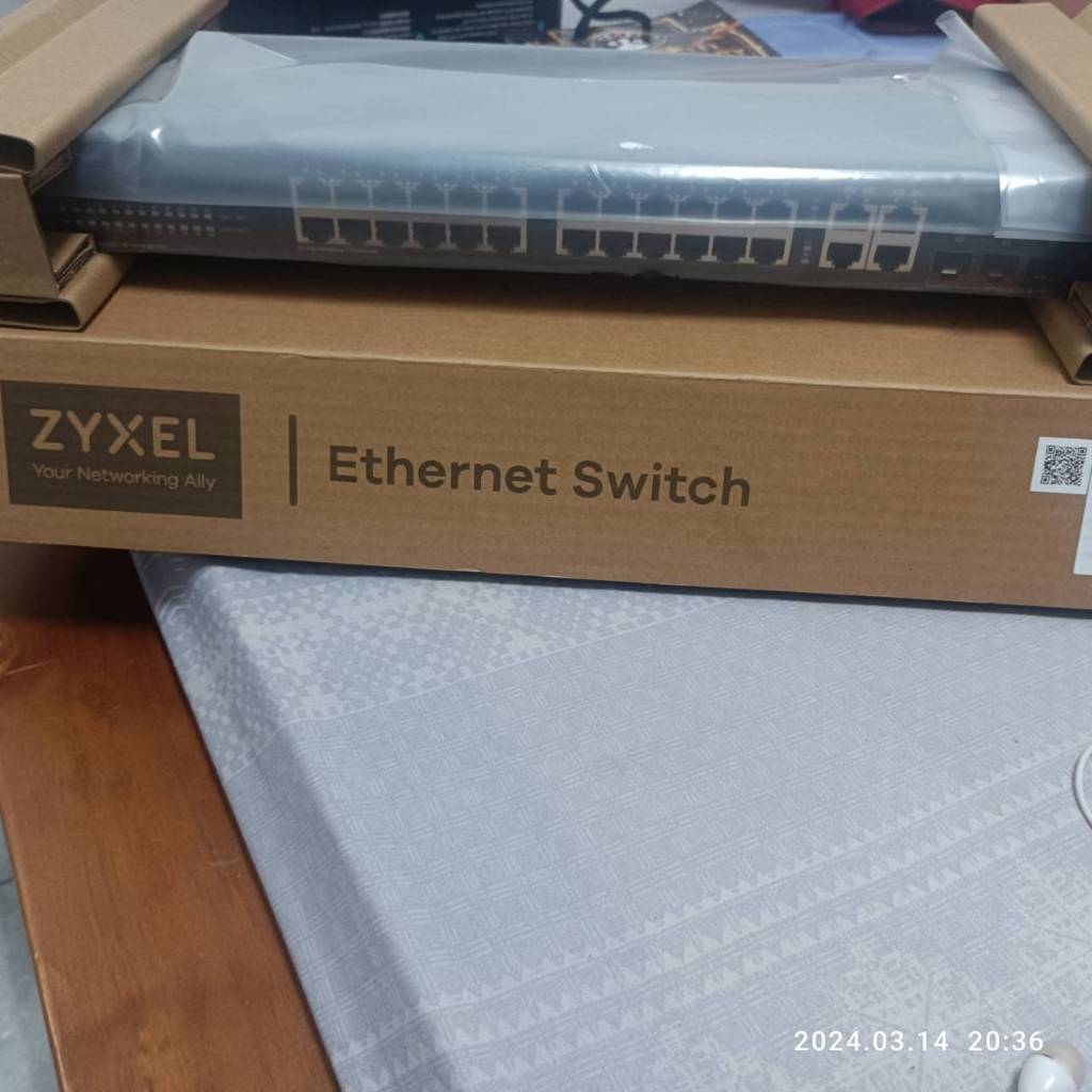 Zyxel gs1920-24v2智慧型網管交換器 網路交換器