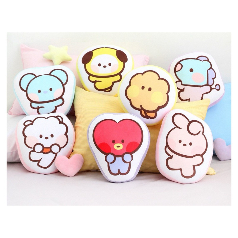 BT21 BT21 minini系列 Nara Home Deco chimmy cooky圓抱枕 抱枕