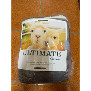 全新 ULTIMATE 羊羔絨 毛毯 羊毛毯 冷氣毯 法蘭絨毯 雙面款式 雙層加厚 保暖蓋毯午睡毯子 100x120cm