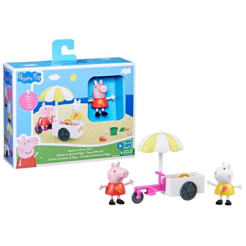 【孩之寶】兒童玩具 粉紅豬小妹 佩佩豬 迷你冰淇淋車