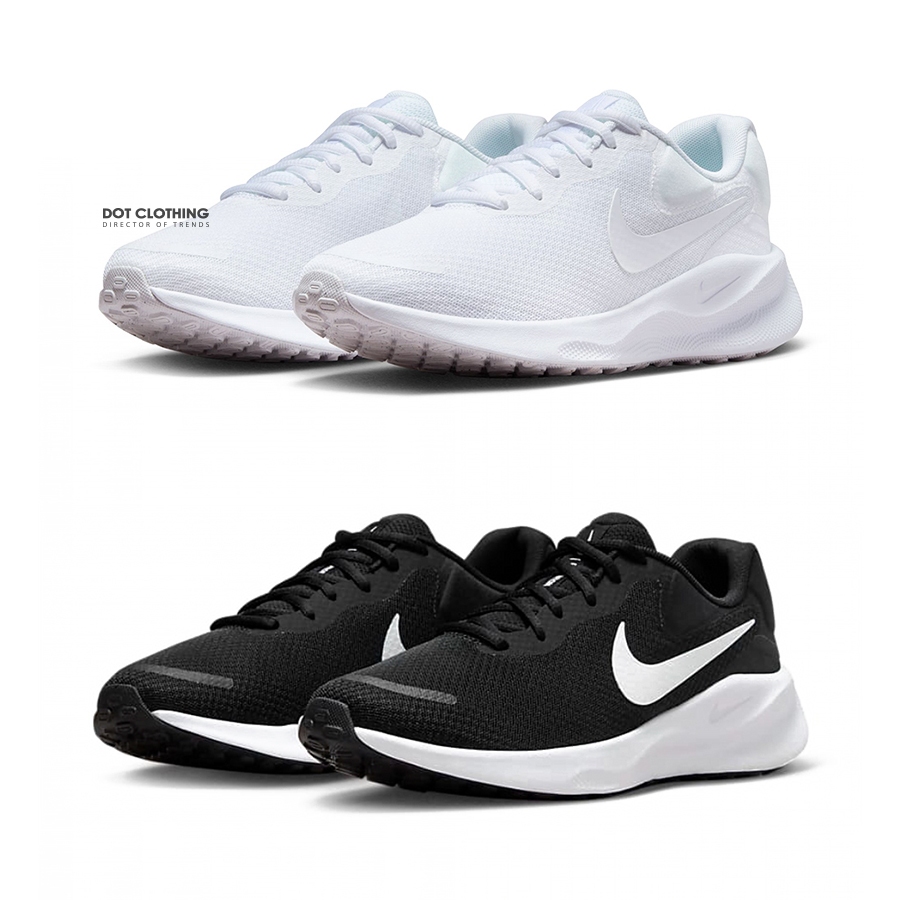 NIKE W REVOLUTION 7 慢跑鞋 緩震 白 FB2208-100 黑白 FB2207-001 DOT聚點