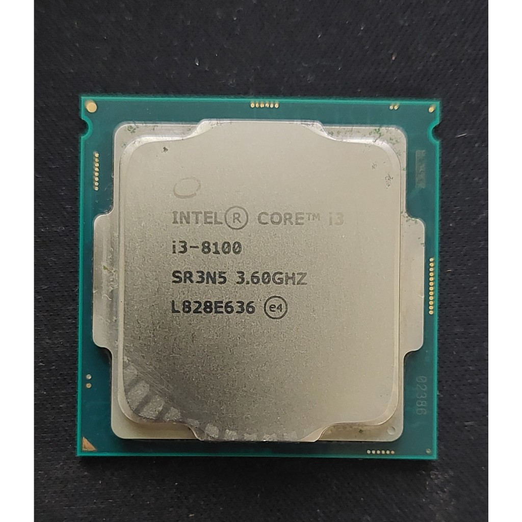 Intel 1151腳位 第8代 CPU i3-8100 附原廠風扇【台灣現貨】