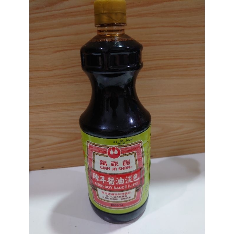 萬家香 陳年醬油淡色 1000ml （即期品到2024.05.31）