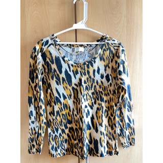 [二手］Zara T-shirt Collection 亞麻長袖上衣