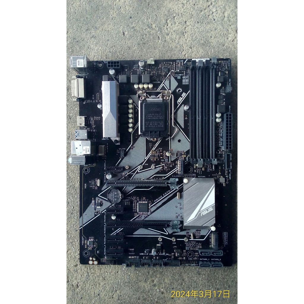 華碩 ASUS PRIME Z370-P LGA1151 腳位主機板 良品