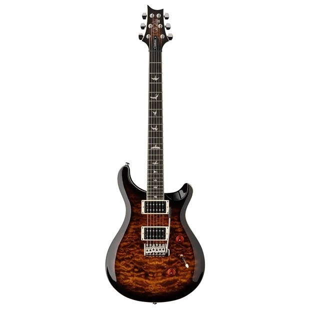 PRS SE Custom 24 Quilt Black Gold Burst 電吉他