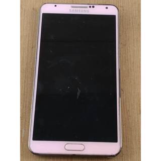 零件機 螢幕裂 三星 Samsung Galaxy Note3 粉 LTE SM-N900U 零件機 Note 3