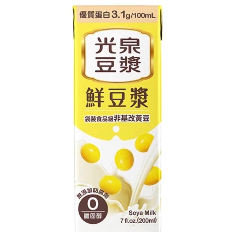 光泉豆漿鮮豆漿200ml