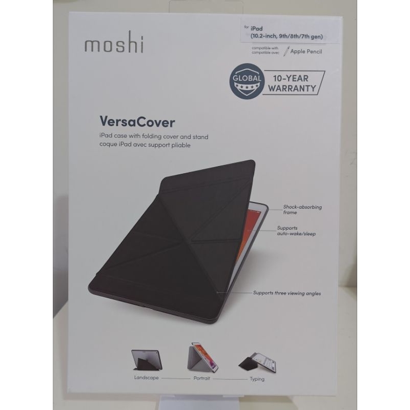 Moshi VersaCover for iPad 10.2(9th 2021 / 8th 2020)多角度前後保護套