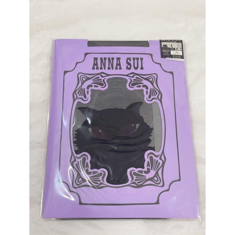 ANNA SUI全新日本製造型絲襪（黑貓咪）