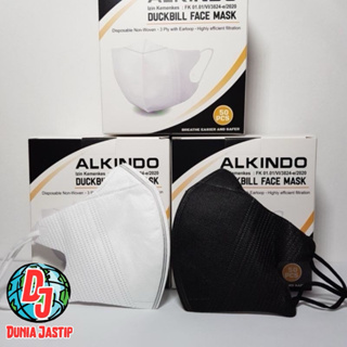 READY STOCK MASKER KOREA DUCKBILL ALKINDO 3 PLY ISI 50 PCS