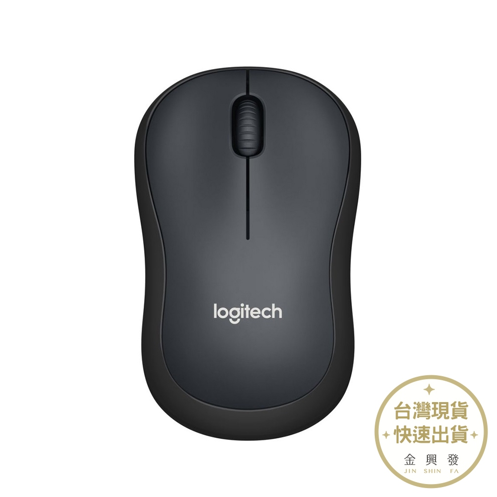 Logitech羅技 M221靜音無線滑鼠 黑色 隨插即用 靜音設計 電腦周邊 靜音滑鼠【金興發】