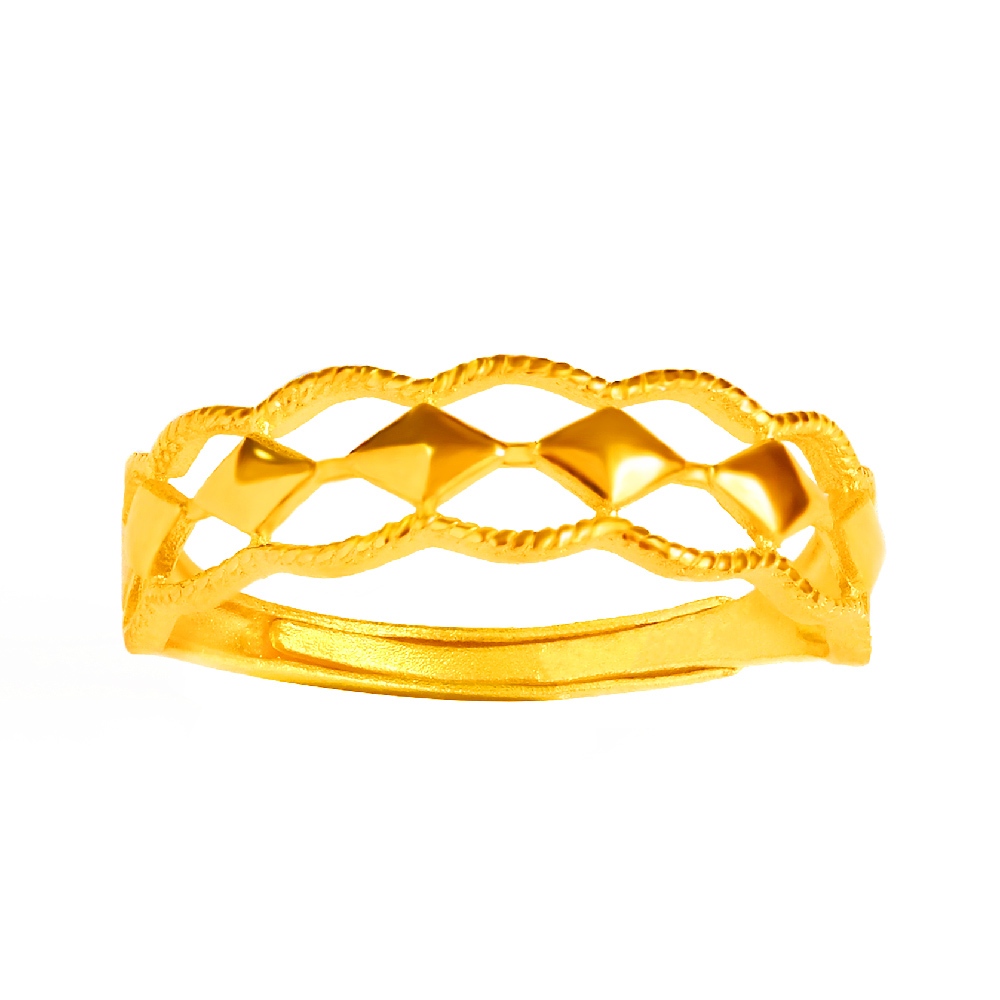 【元大珠寶】『維納斯女神』黃金戒指 活動戒圍-純金9999國家標準2-0230
