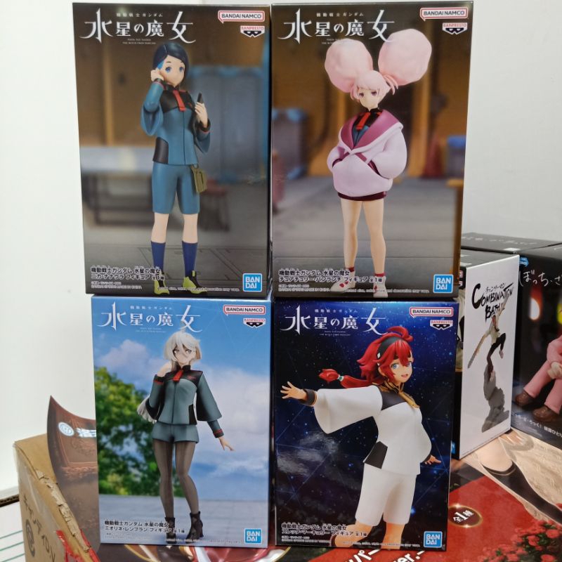 『豬玩具』萬代 現貨 機動戰士鋼彈 水星的魔女 蘇萊塔墨丘莉 米奧琳涅 雀丘 七浦 景品公仔