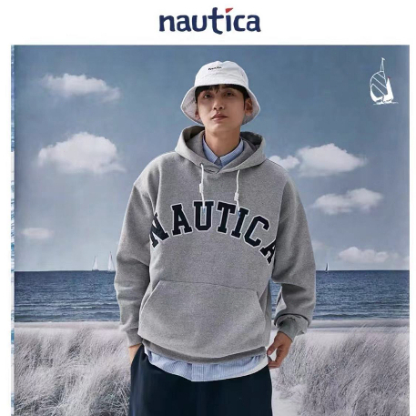 ✨限時下殺 NAUTICA JAPAN 長谷川監製 重磅 帽T 帽衫 字母 衛衣 nautica 款式 帽T 男女同款